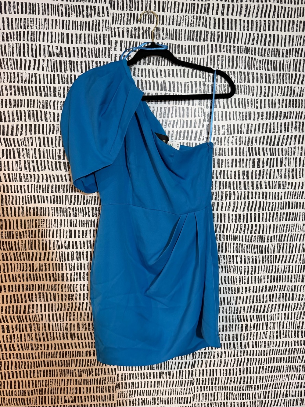 DO+BE One-Shoulder Teal-Blue Cocktail Dress
